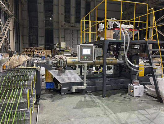 ซื้อ LLDPE Monofilament Extruder Machine เส้นใยตรงในเส้นด้ายหญ้าเทียม online manufacture