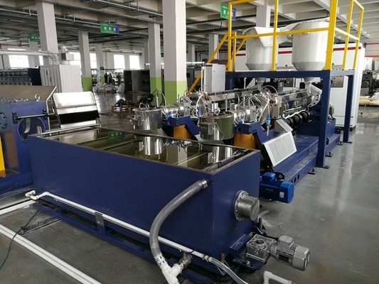 125kgh Curly Yarn PP Monofilament Extrusion Machine เครื่องอัดรีดเส้นใยอุตสาหกรรม