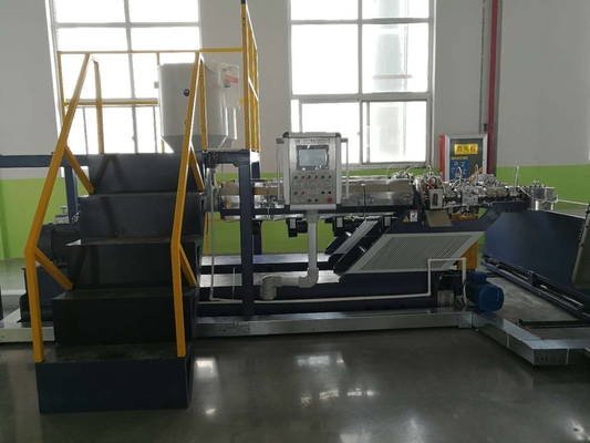 CE ได้รับการรับรอง 80rpm Monofilament Extrusion Process เครื่องทำเส้นเดียว