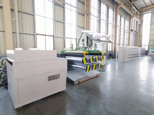 PE Bicolor Synthetic Grass Monofilament Extrusion Plant หญ้าทนไฟ